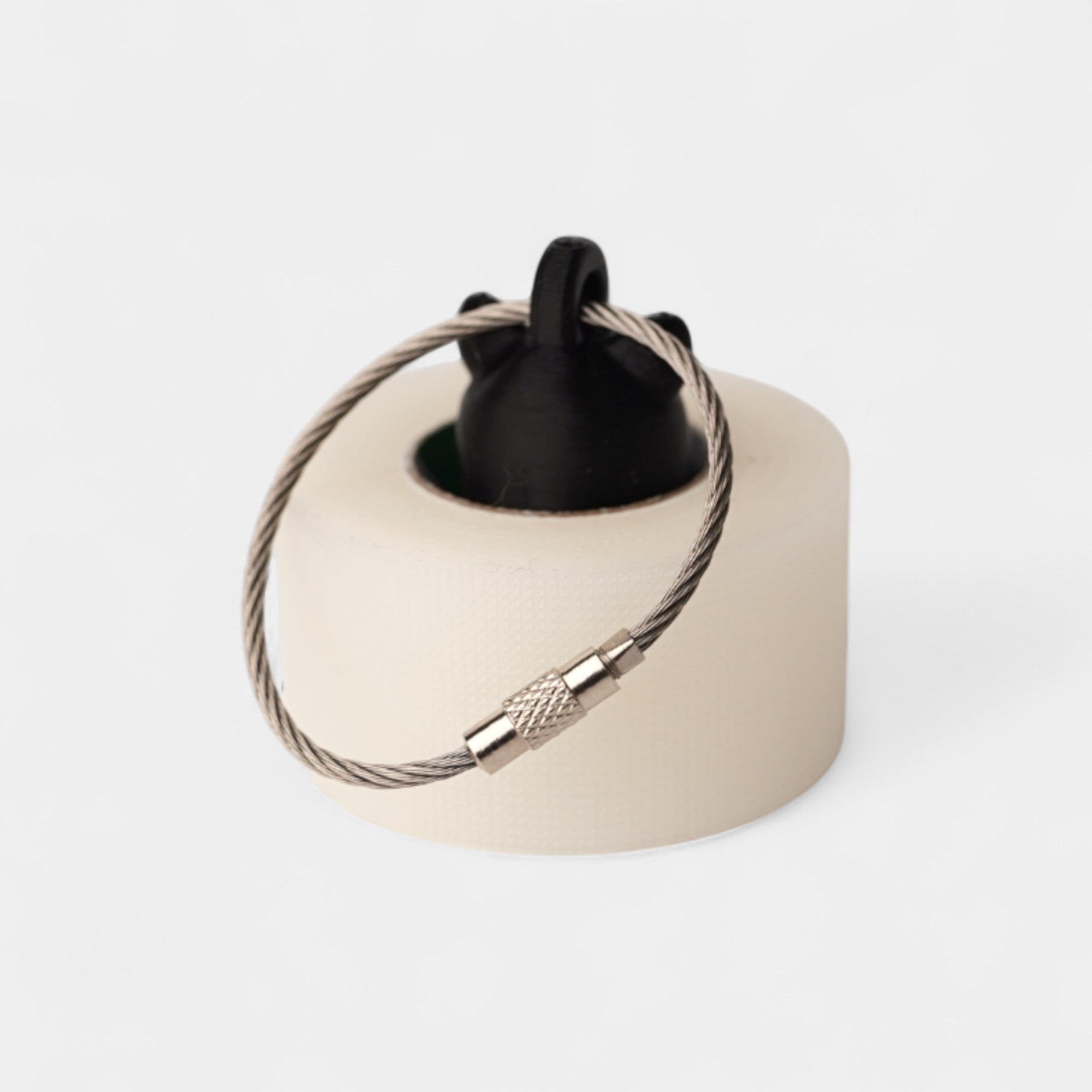 Cat Black Roll Holder 1-pack