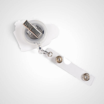 Sleigh Ambulance Badge Reel