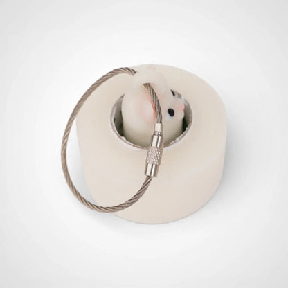 Cat White Glow Roll Holder 1-pack - Rescue Candy