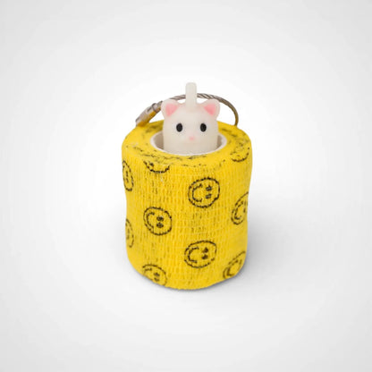 Cat White Glow Roll Holder 1-pack - Rescue Candy