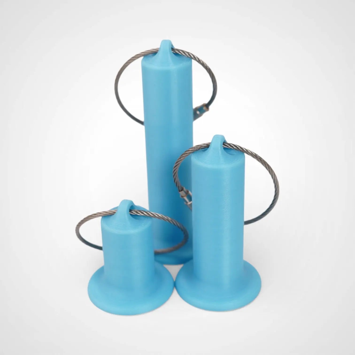 Blue Glow Teal Roll Holder 1-pack - Rescue Candy