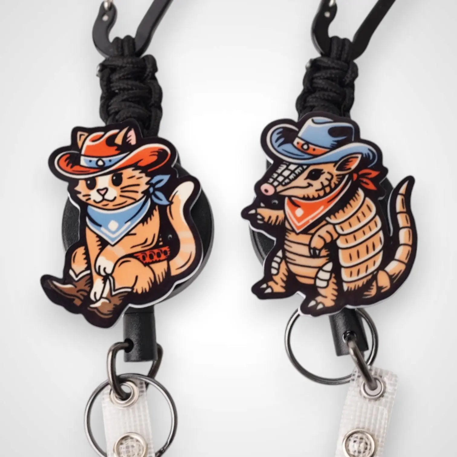 Cowboy Armadillo Badge Reel - Rescue Candy