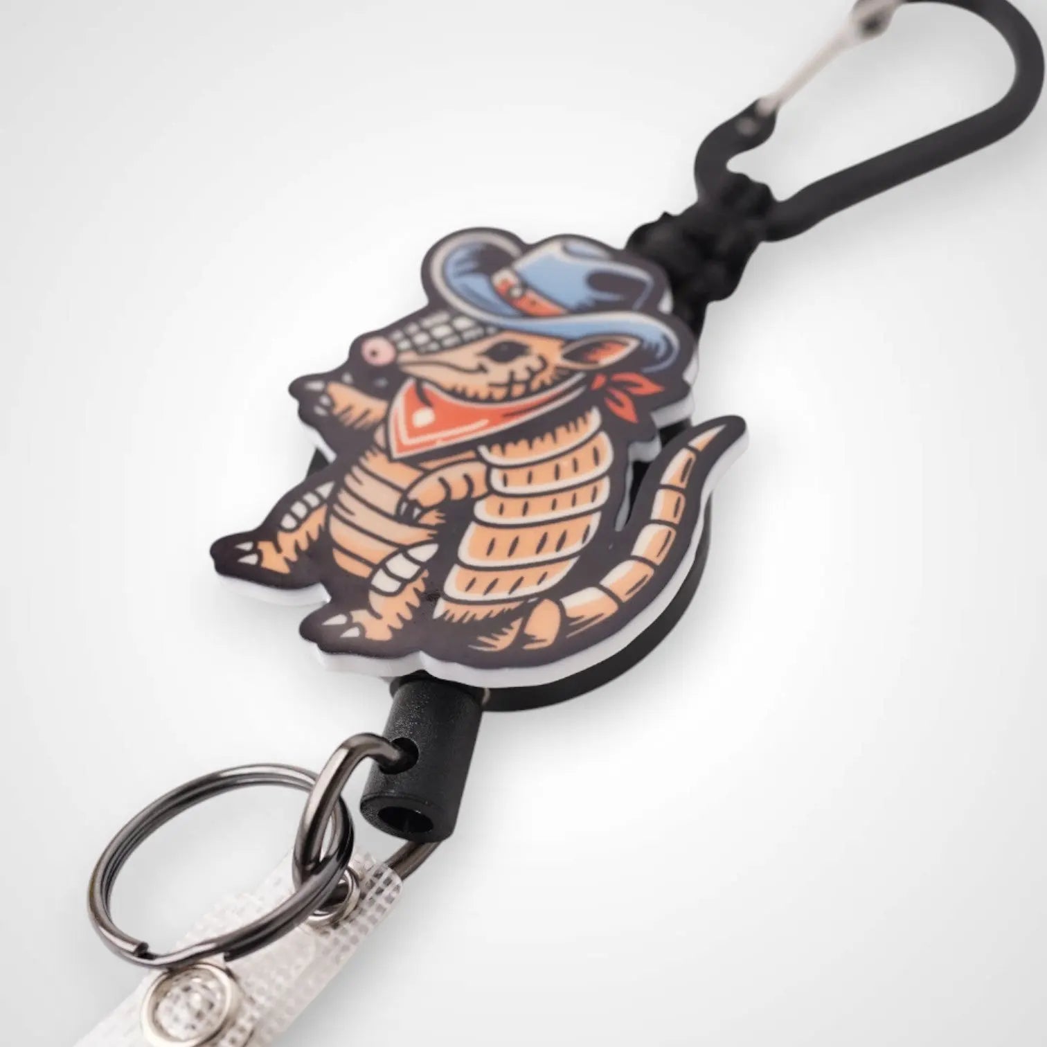 Cowboy Armadillo Badge Reel - Rescue Candy