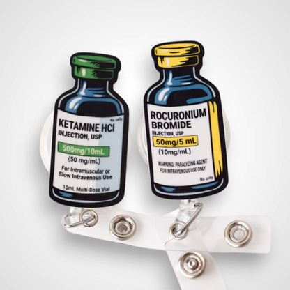 Ketamine and Roc Vials Partner Badge Reels