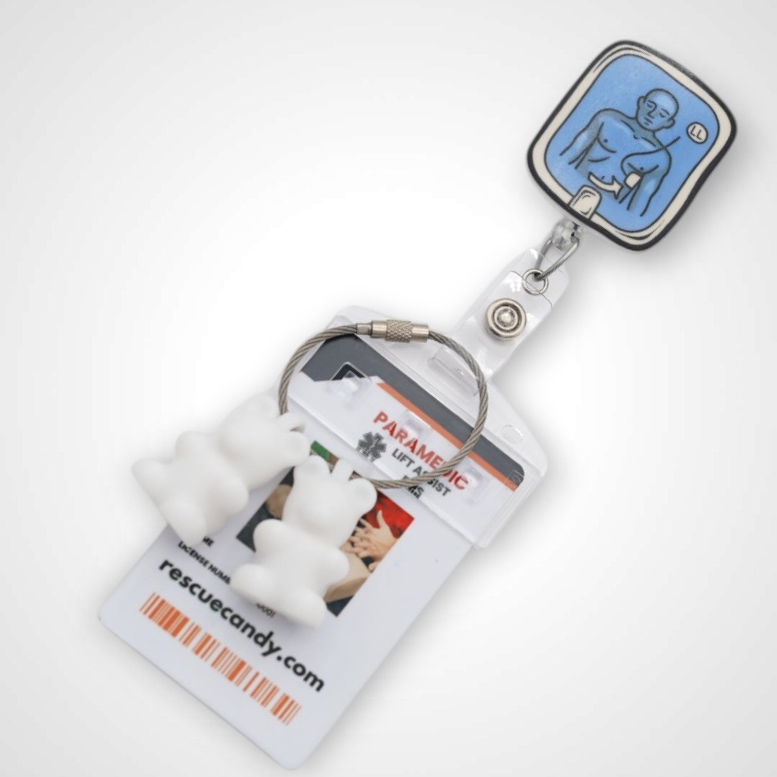 AED Pads Partner Badge Reels