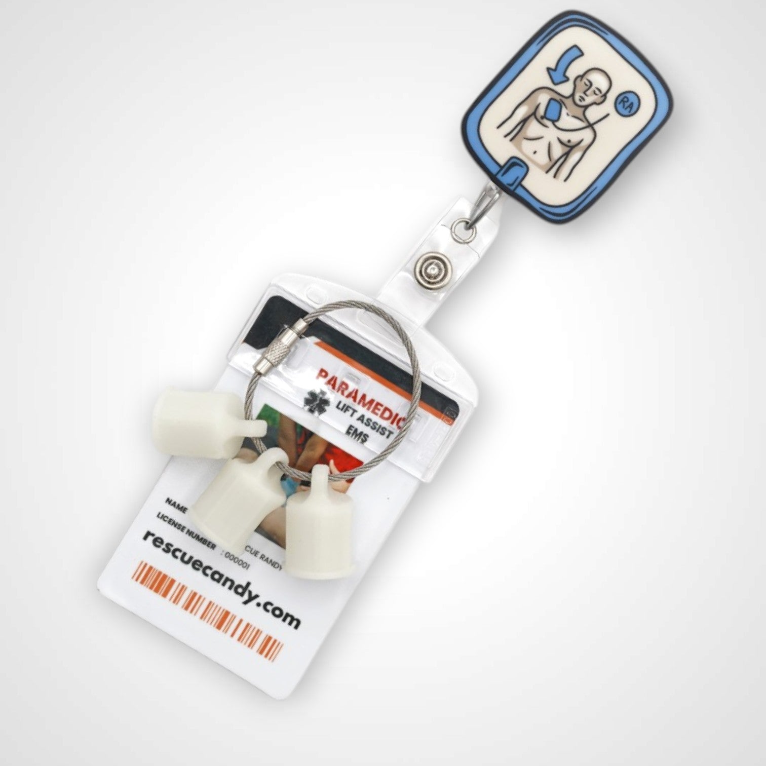 AED Pads Partner Badge Reels
