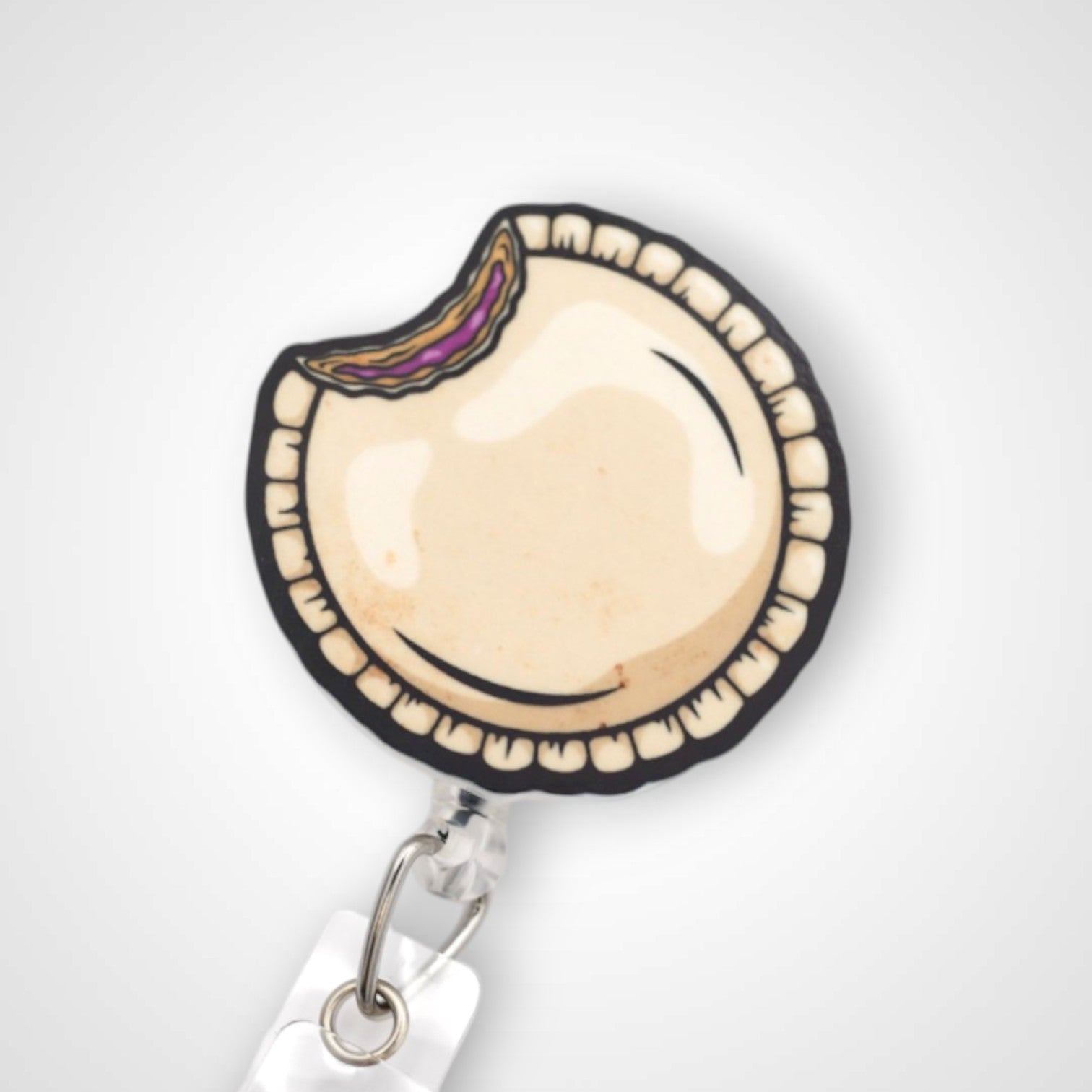Crustless PBJ Badge Reel