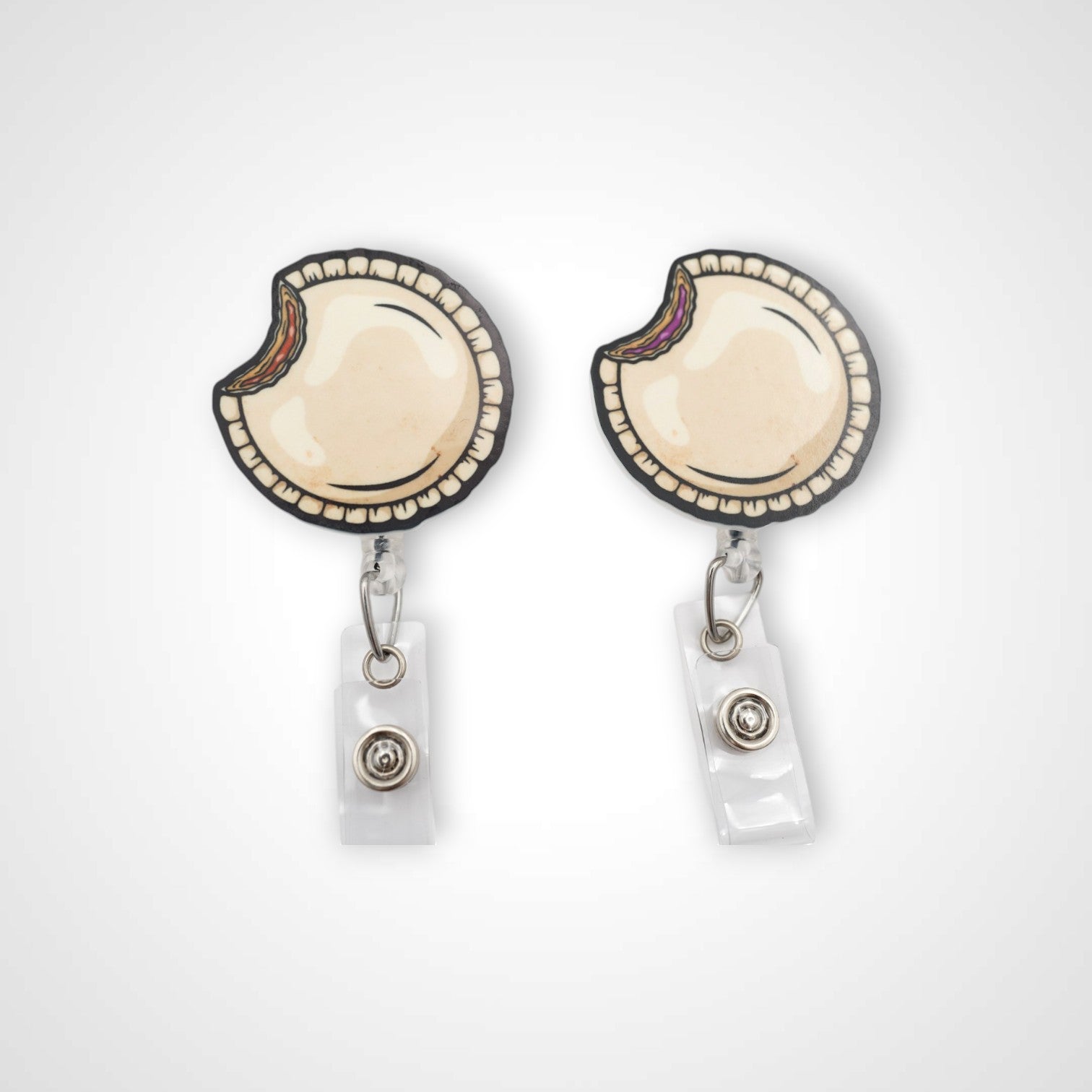 Crustless PBJ Badge Reel