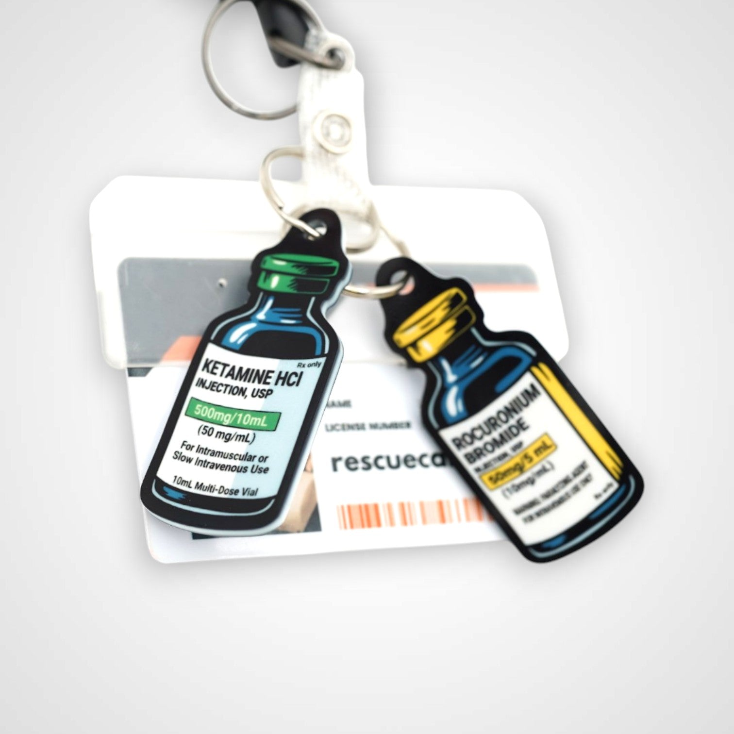 Ketamine Vial Keychain