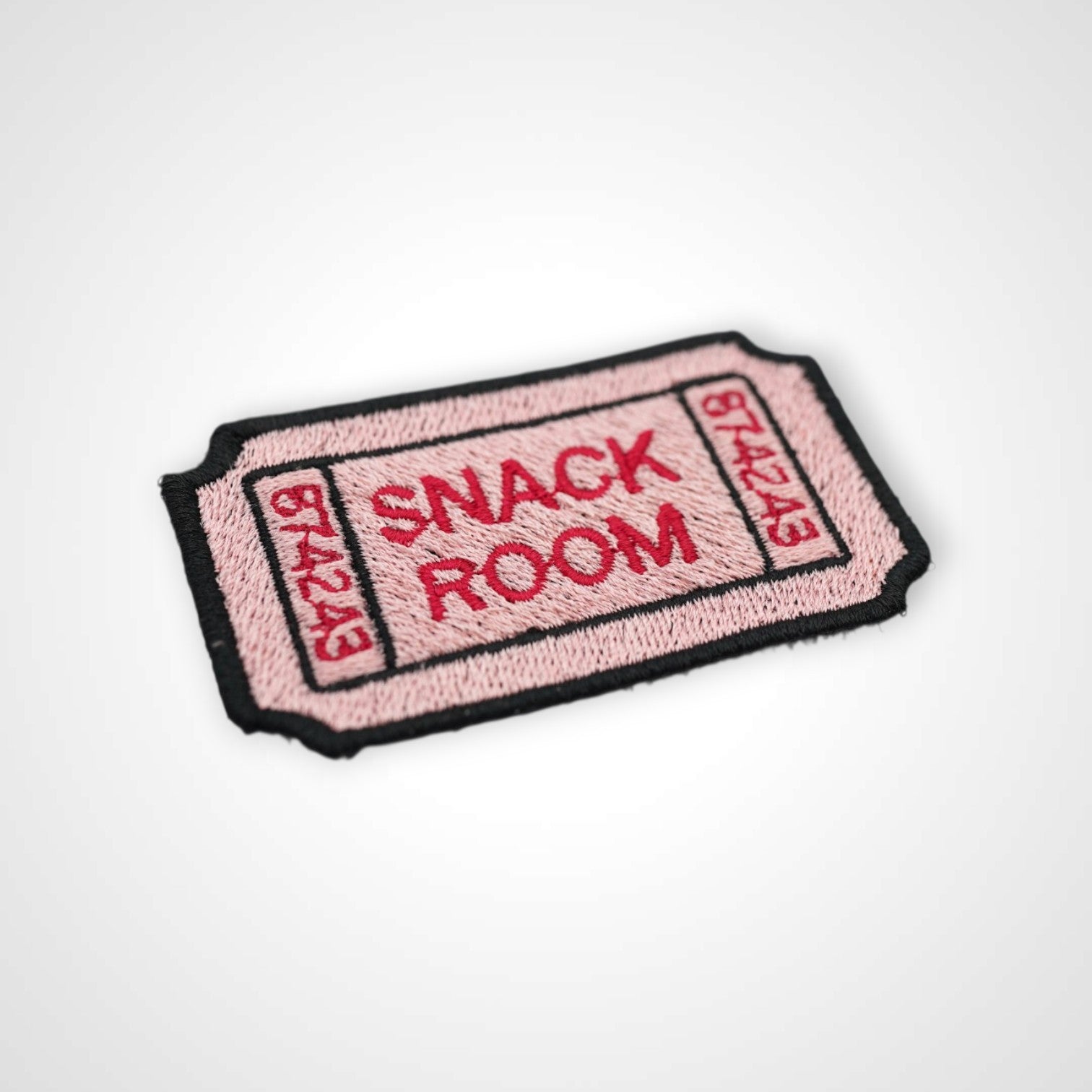 Snack Room Ticket Velcro Patch
