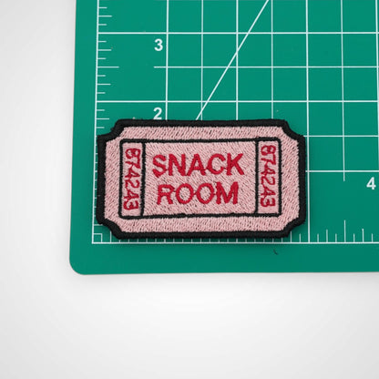 Snack Room Ticket Velcro Patch
