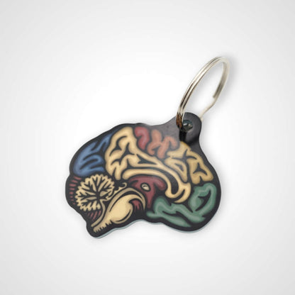 Sagittal Brain Keychain