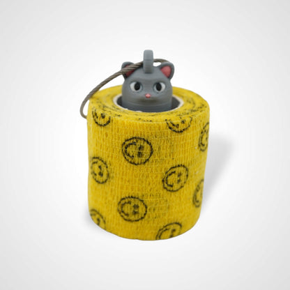 MISPRINT Grey Cat Roll Holder 1-Pack