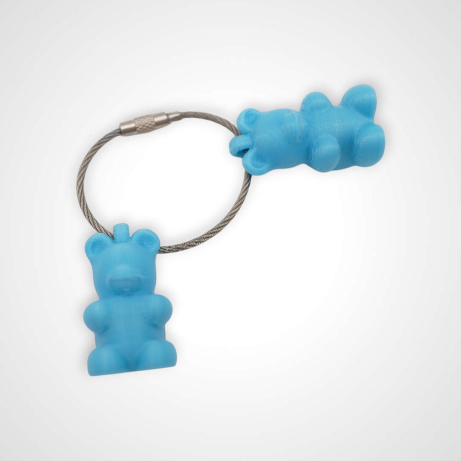 MISPRINT Blue Gummy Bear Cap Clip 2-pack