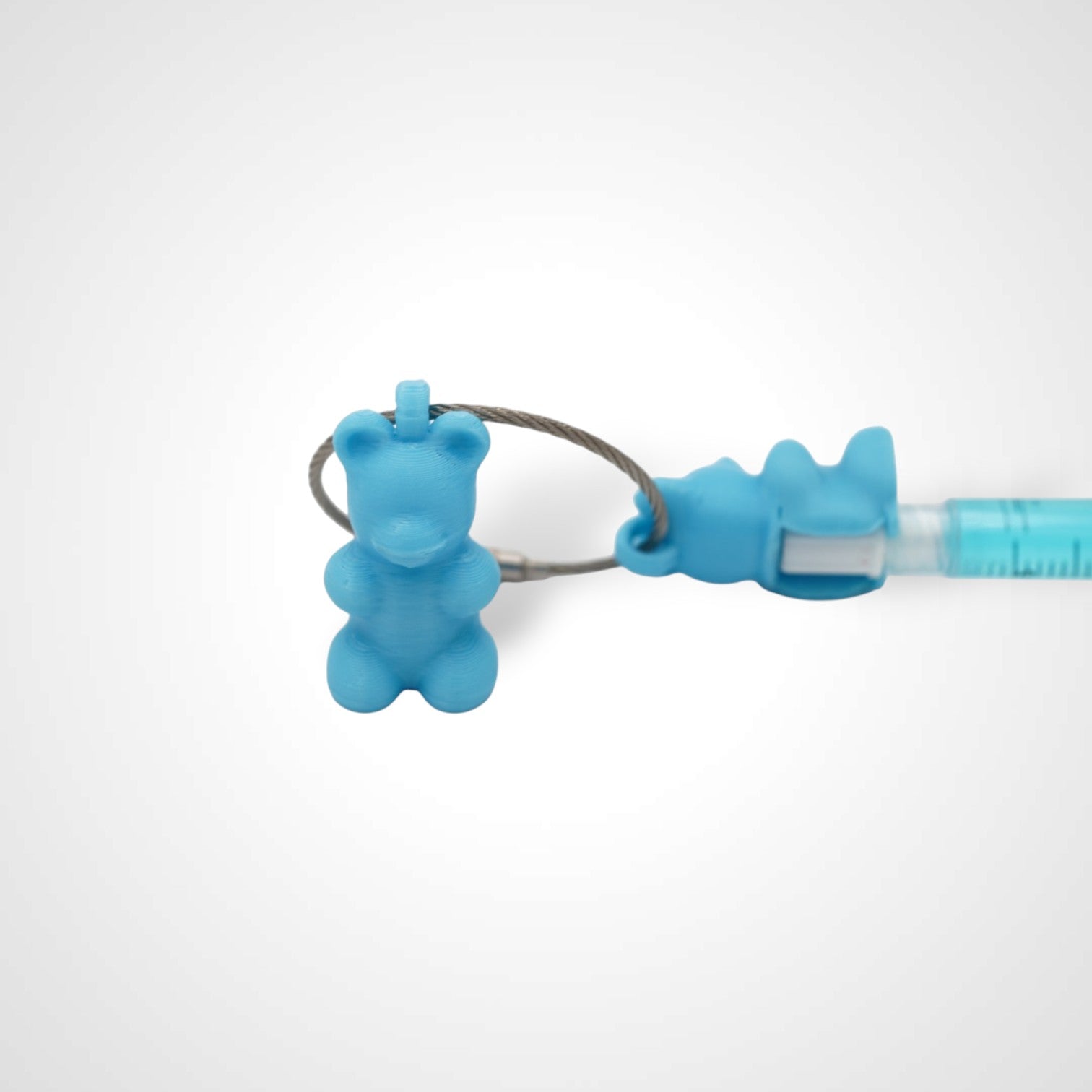 MISPRINT Blue Gummy Bear Cap Clip 2-pack