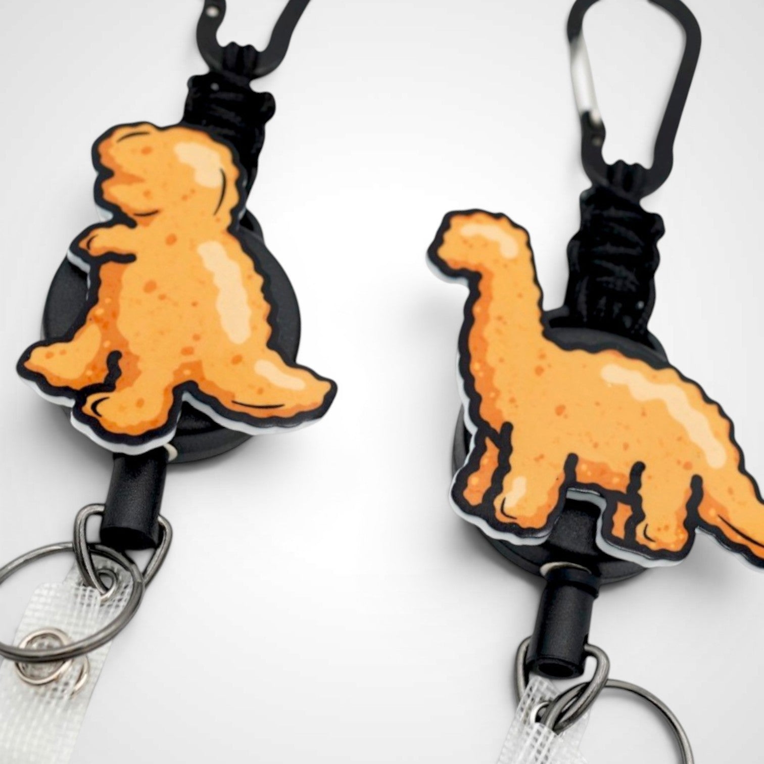 Dino Chicken Nugget Partner Set Badge Reels - Rescuecandy: Gear