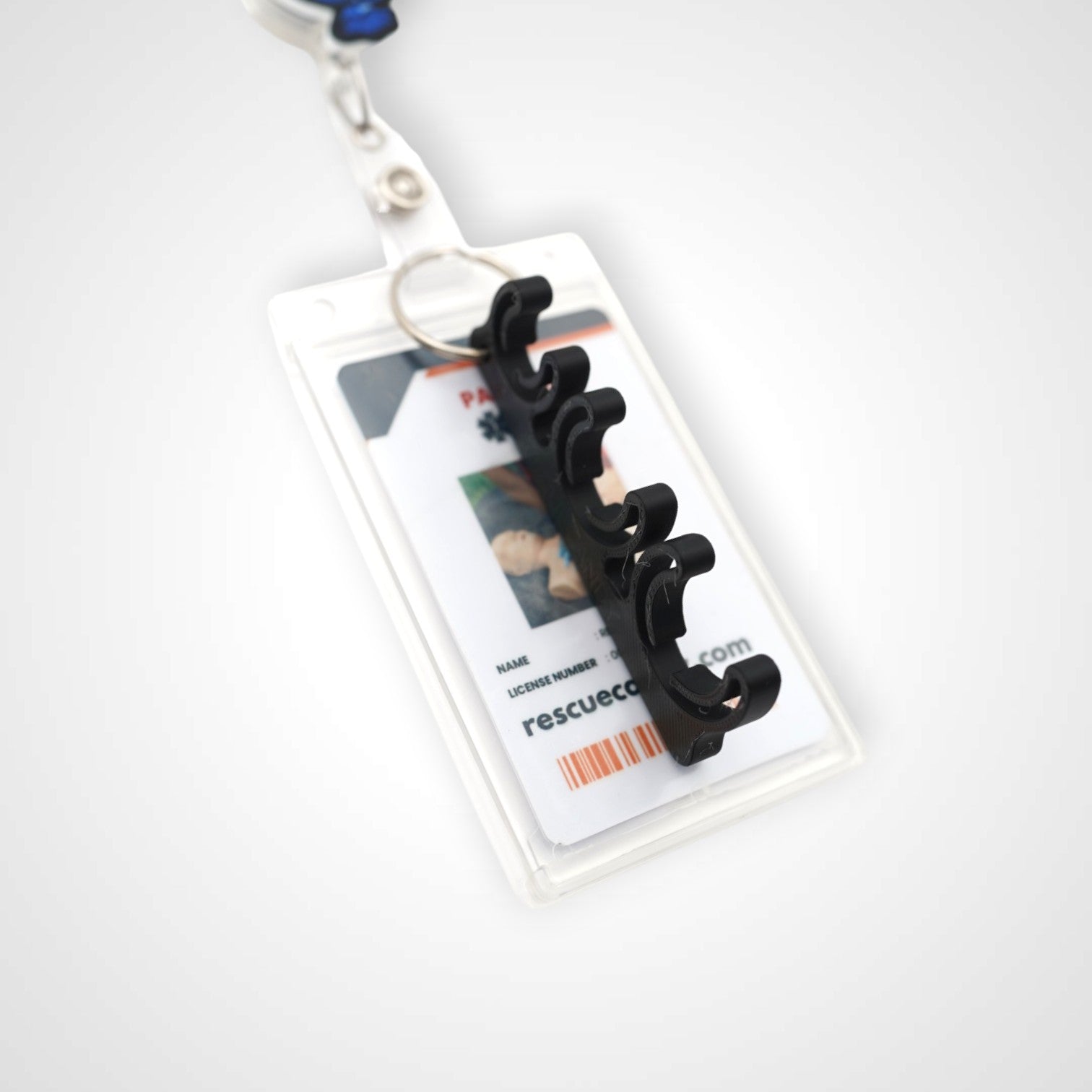 Black Universal Syringe Barrel Holder