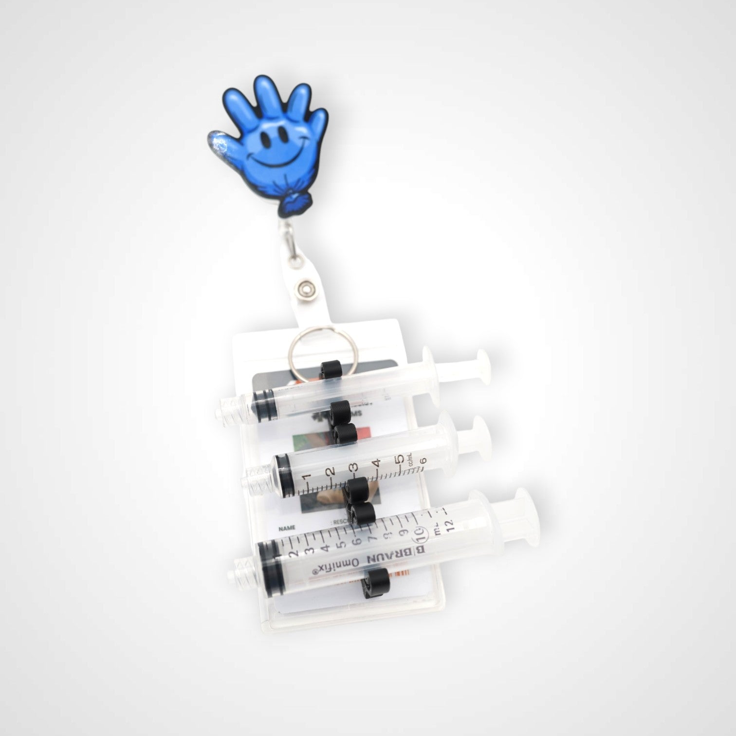 Black Universal Syringe Barrel Holder