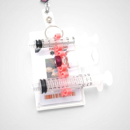Pink Glow Orange Universal Syringe Barrel Holder