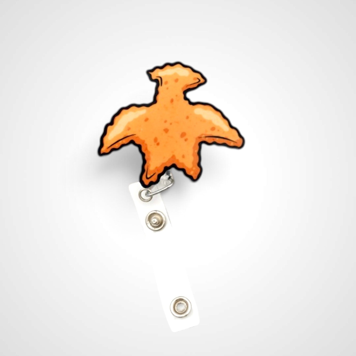New! Pterodactyl Chicken Nugget Badge Reel