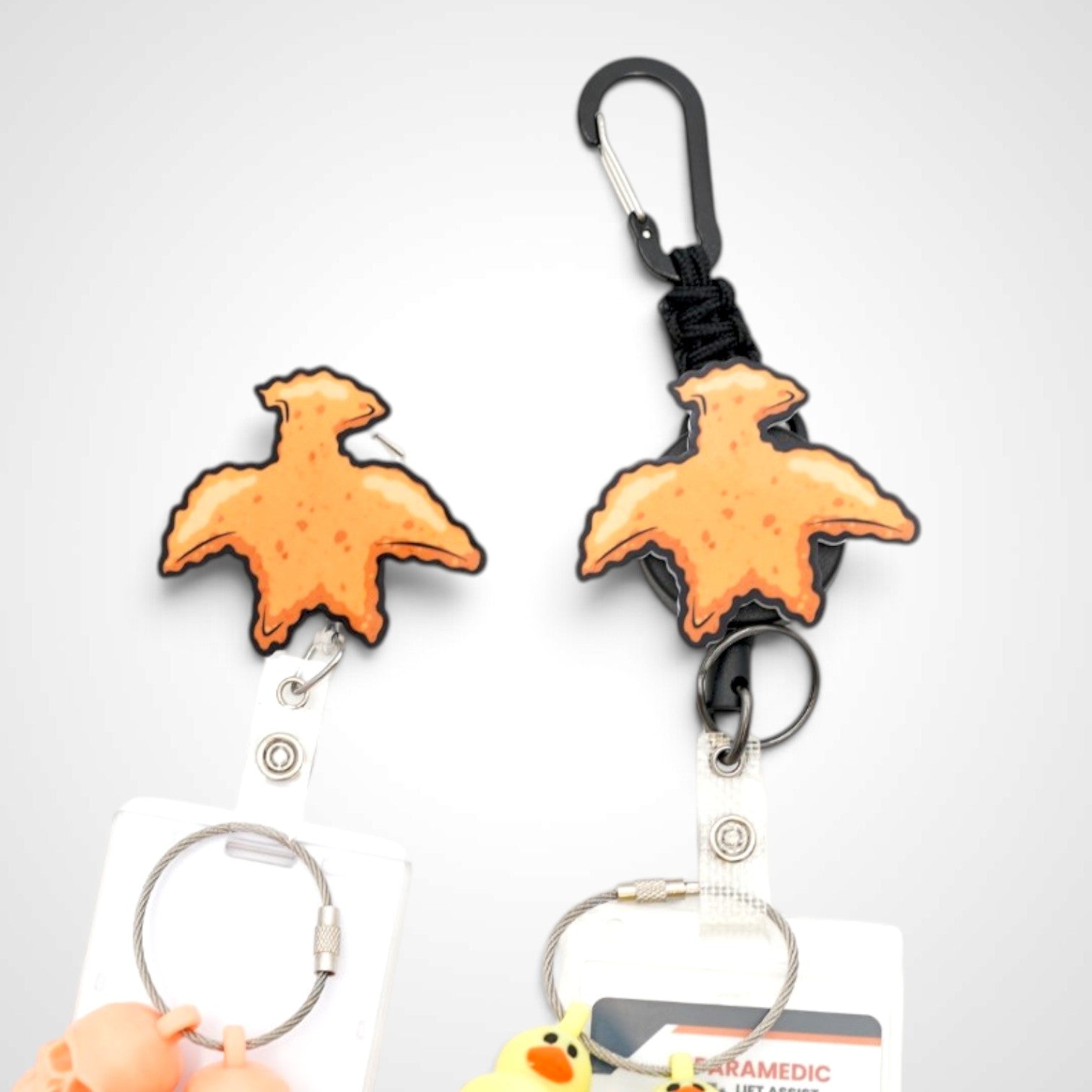 New! Pterodactyl Chicken Nugget Badge Reel