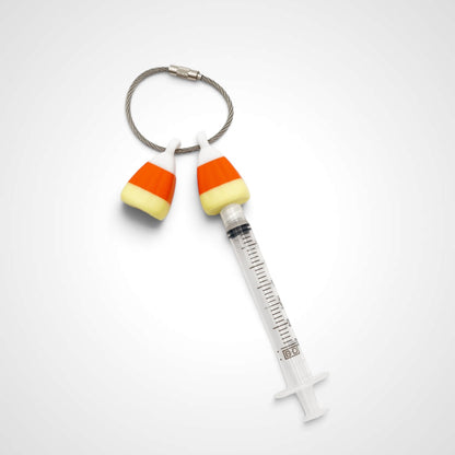 Glow Candy Corn Cap Clip 2-pack