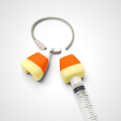 Glow Candy Corn Cap Clip 2-pack