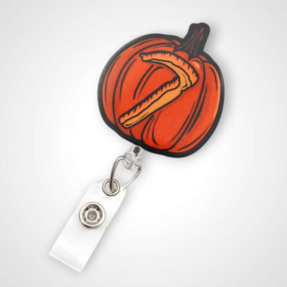 Mac Jack-o-lantern Badge Reel