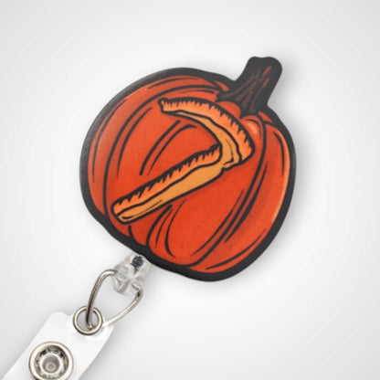 Mac Jack-o-lantern Badge Reel