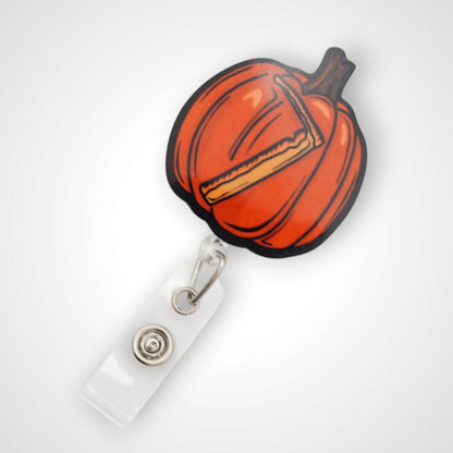 Miller Jack-o-lantern Badge Reel