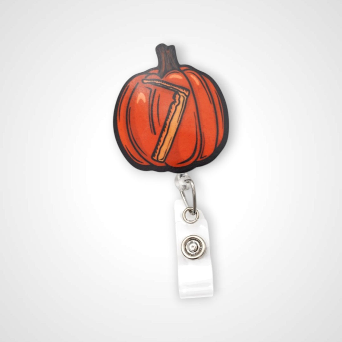 Miller Jack-o-lantern Badge Reel