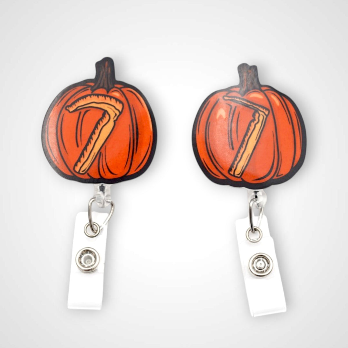 Mac Jack-o-lantern Badge Reel