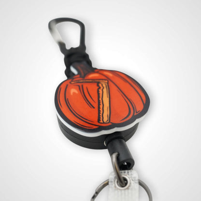 Miller Jack-o-lantern Badge Reel