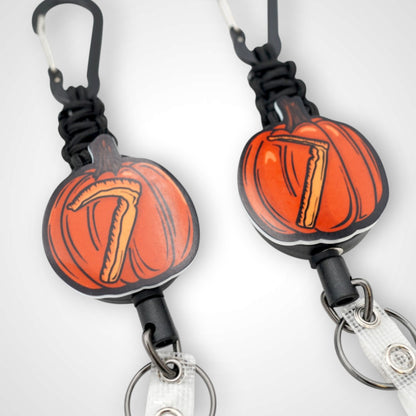 Miller Jack-o-lantern Badge Reel