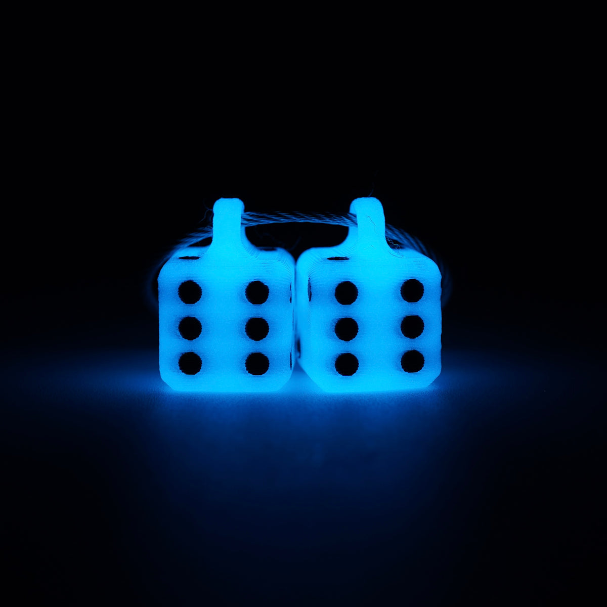 Glow Dice Cap Clip 2-pack