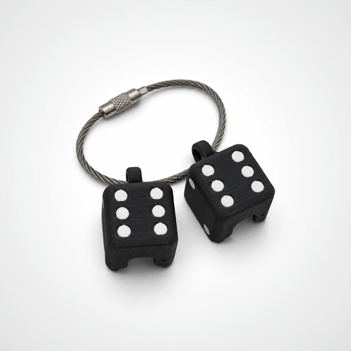 Black Dice Cap Clip 2-pack