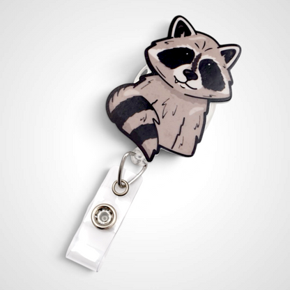 Trash Bear Badge Reel