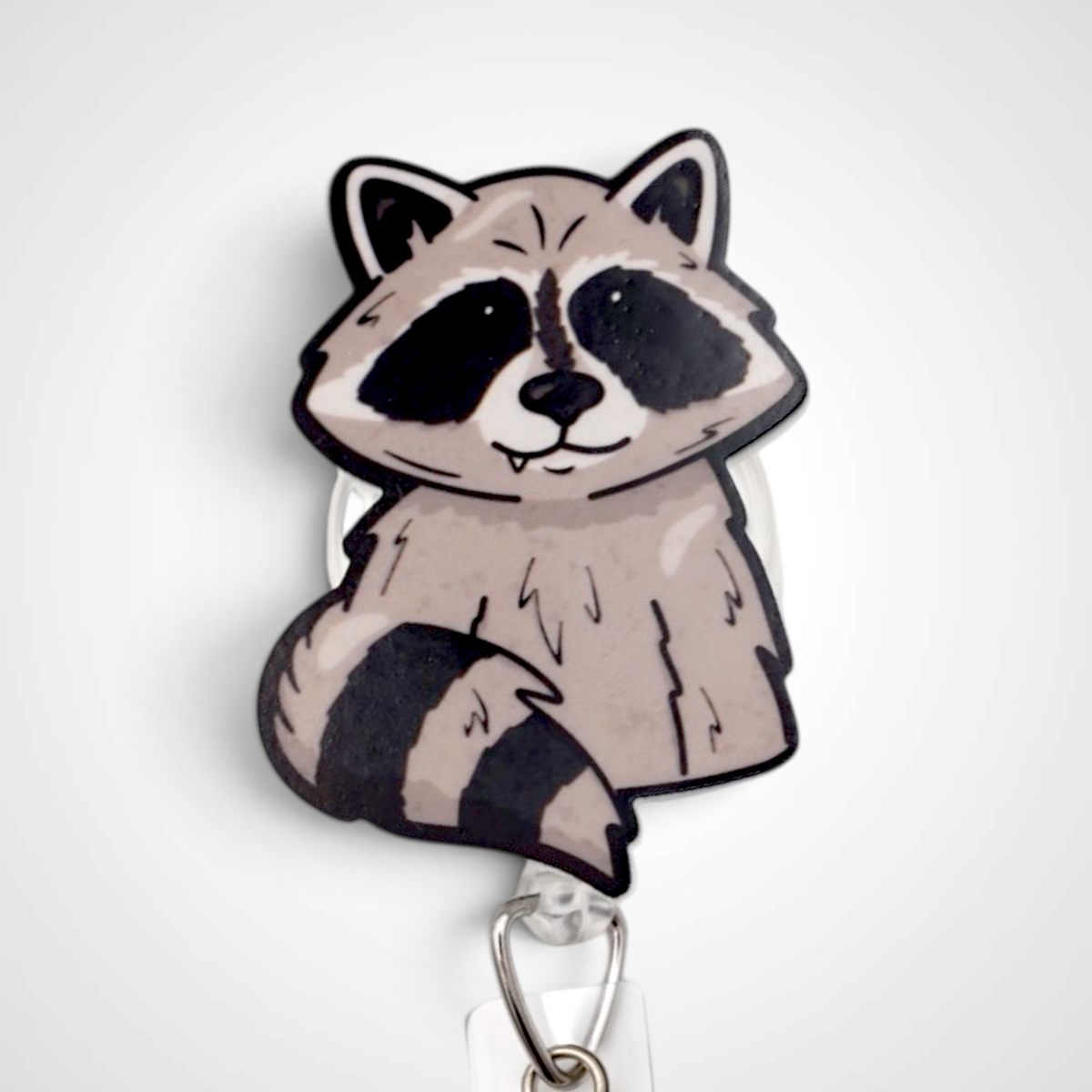 Trash Bear Badge Reel