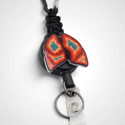 Trippy Lungs Badge Reel