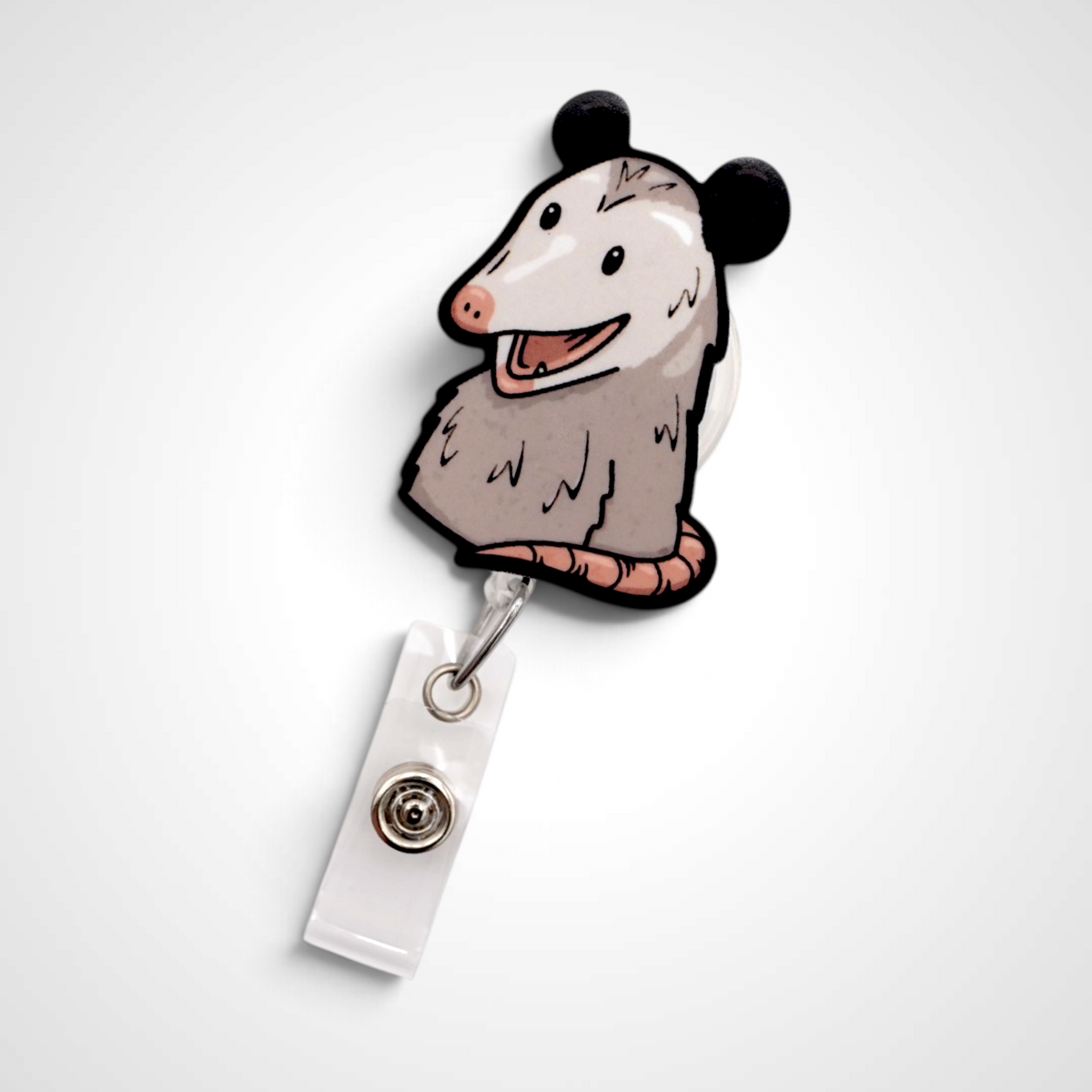 Trash Rat Badge Reel