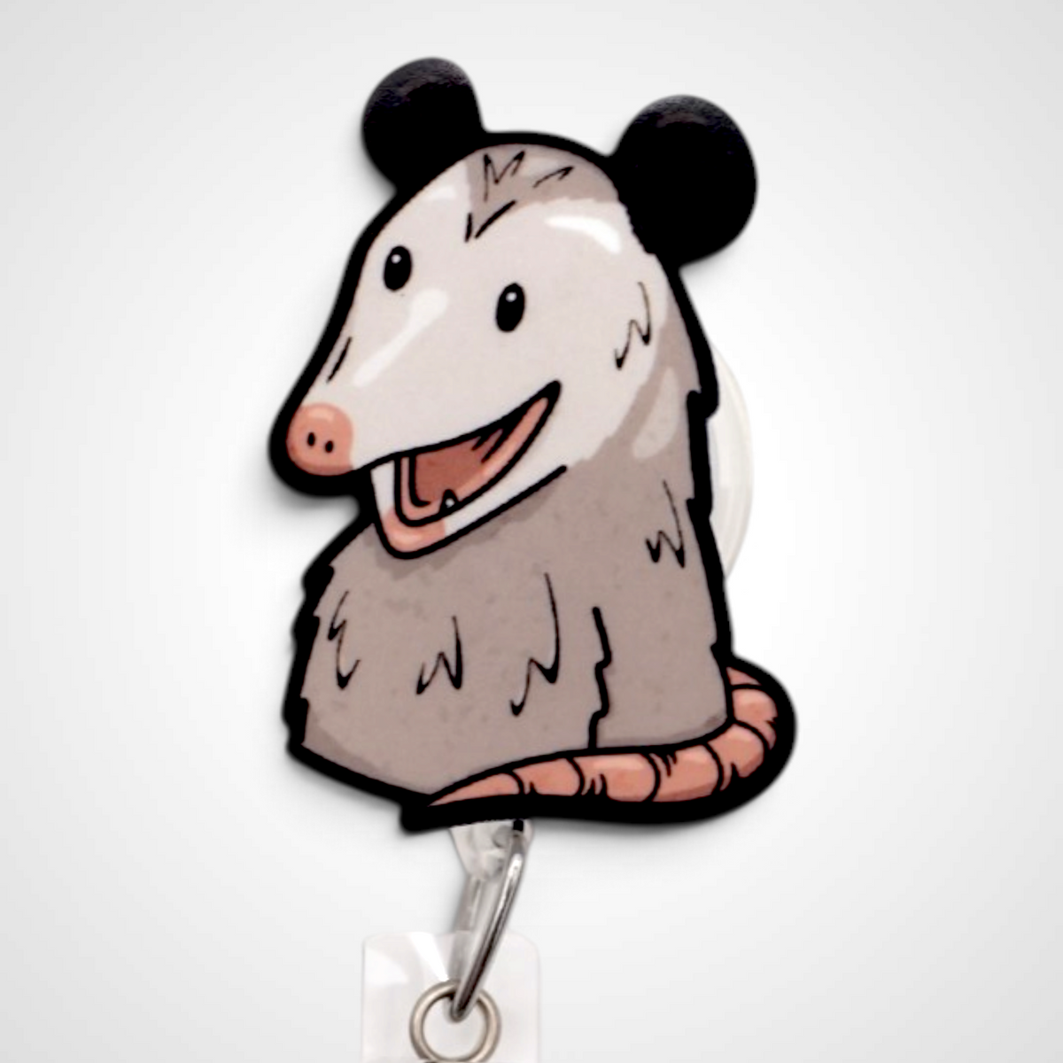 Trash Rat Badge Reel