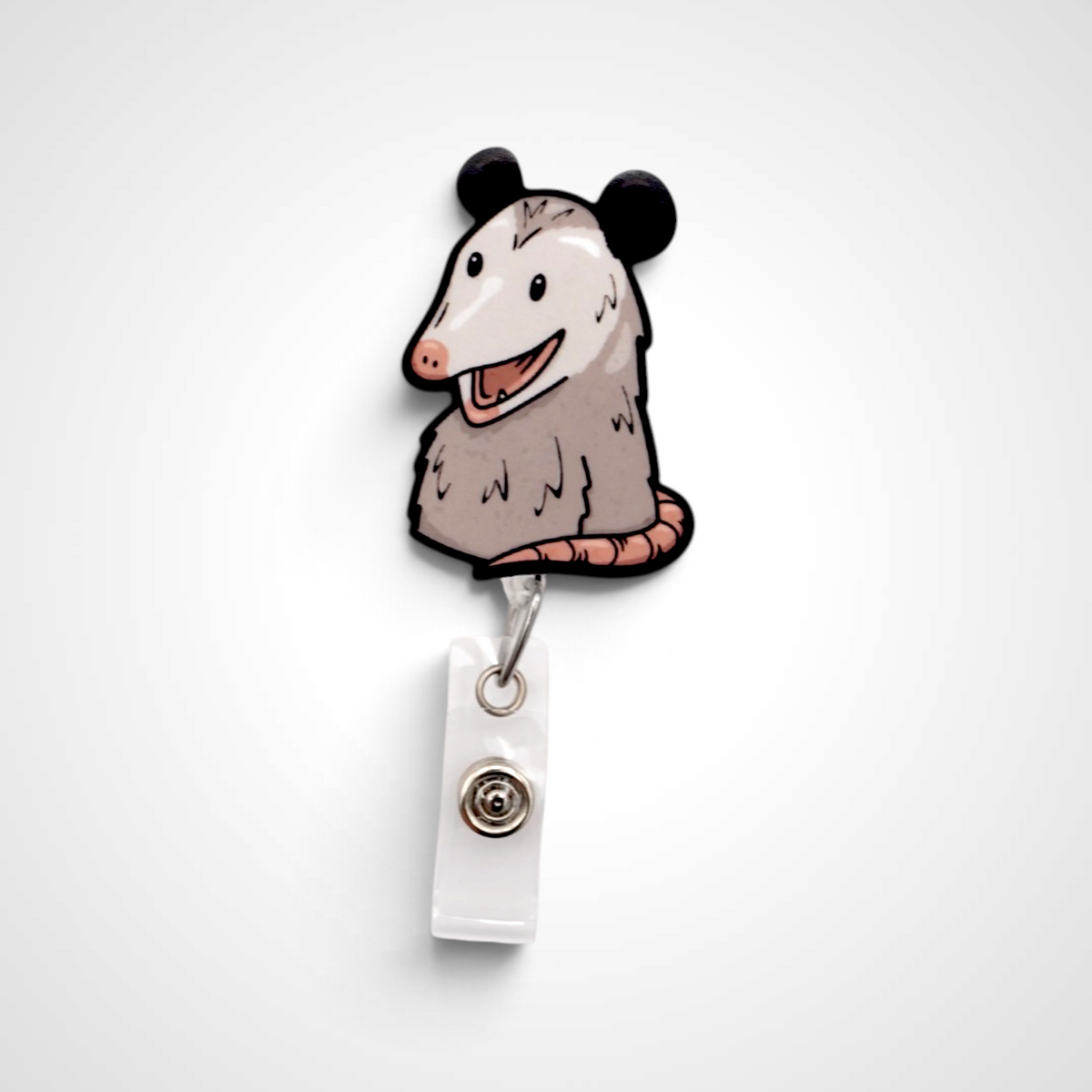 Trash Rat Badge Reel