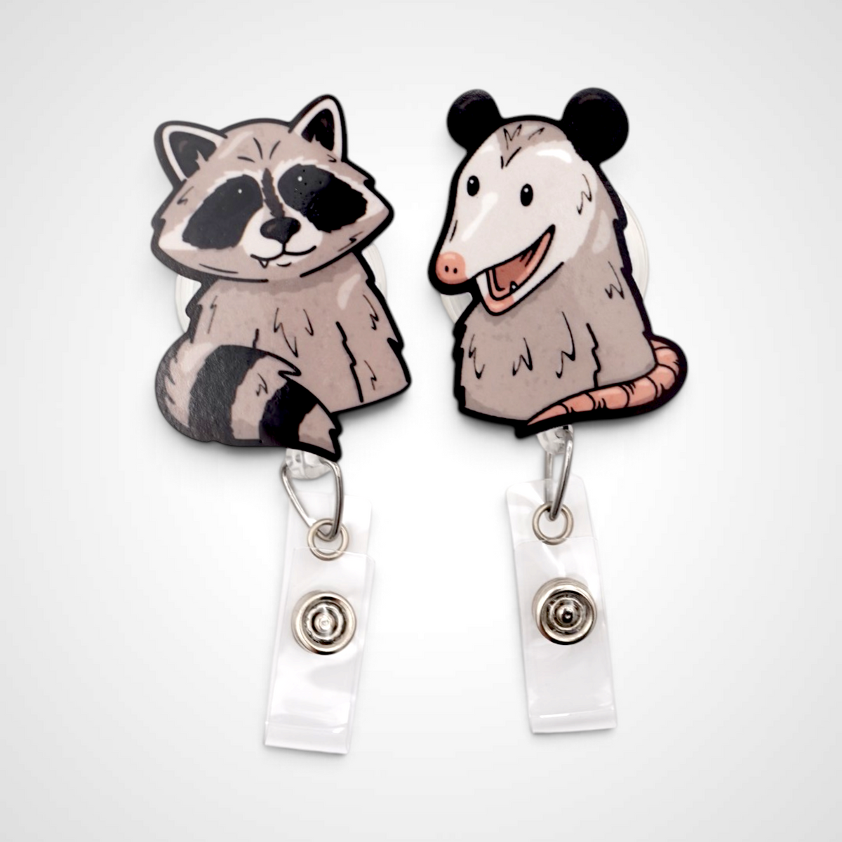 Trash Bear Badge Reel