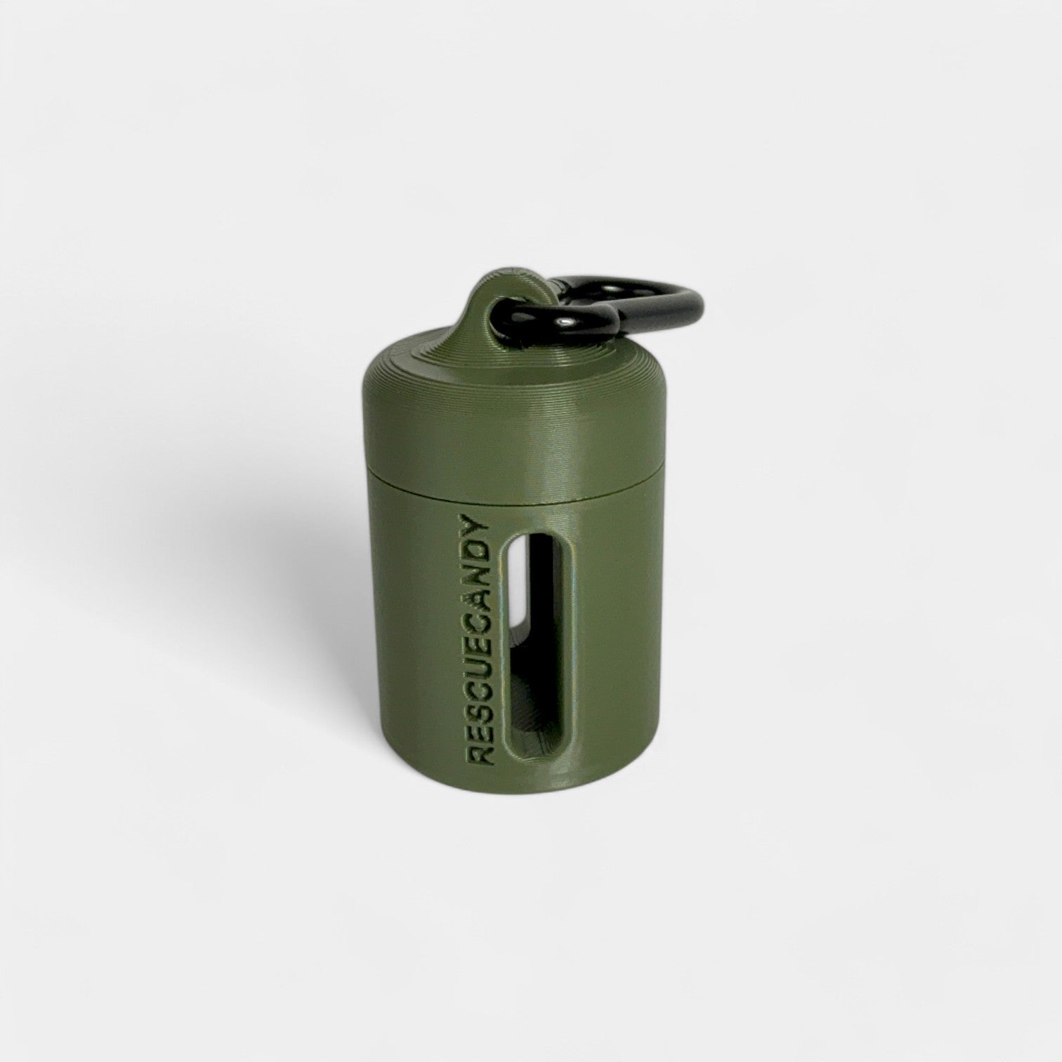 New! Army Green Solid Vial Vault