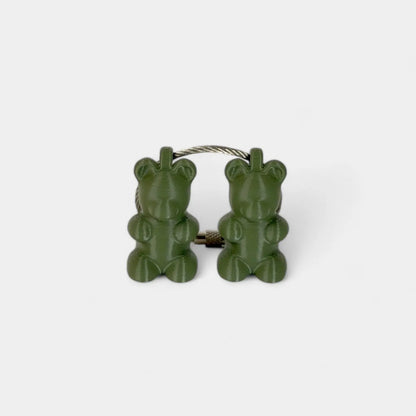 Army Green Gummy Bear Cap Clip 2-pack - Rescue Candy