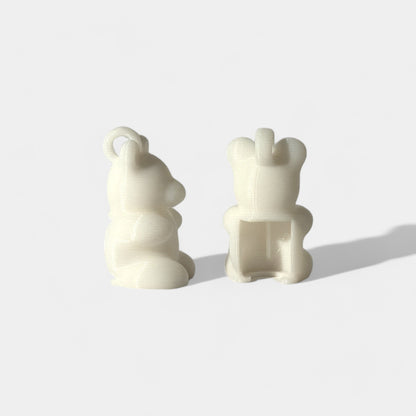 White Gummy Bear Cap Clip 2-pack - RescueCandy