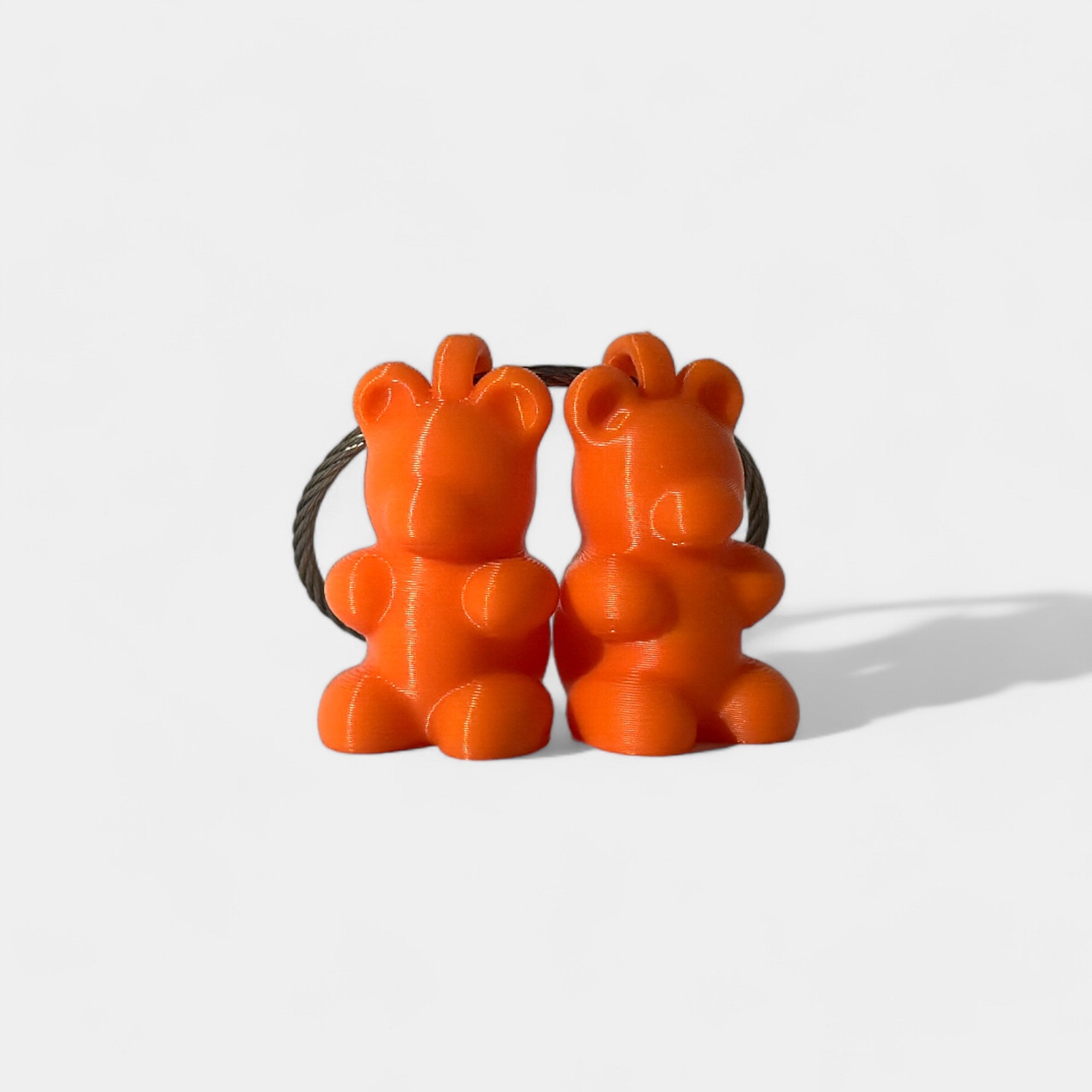 Orange Gummy Bear Med Cap Clip 2-pack - RescueCandy