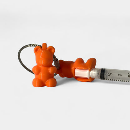 Orange Gummy Bear Med Cap Clip 2-pack - RescueCandy