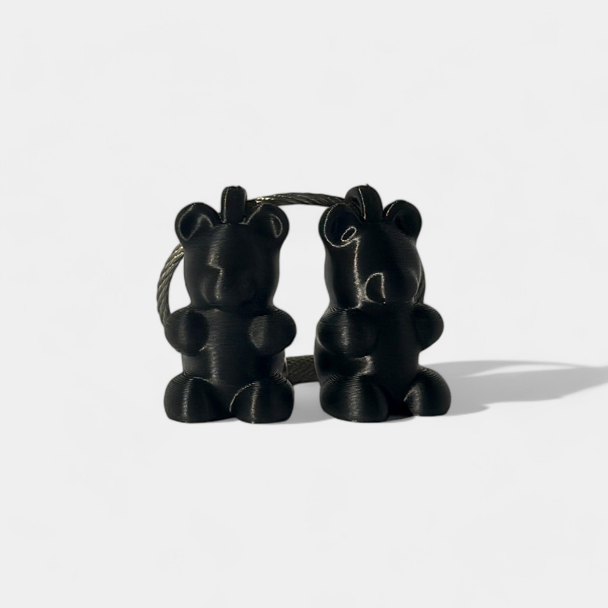 Black Gummy Bear Cap Clip 2-pack - RescueCandy