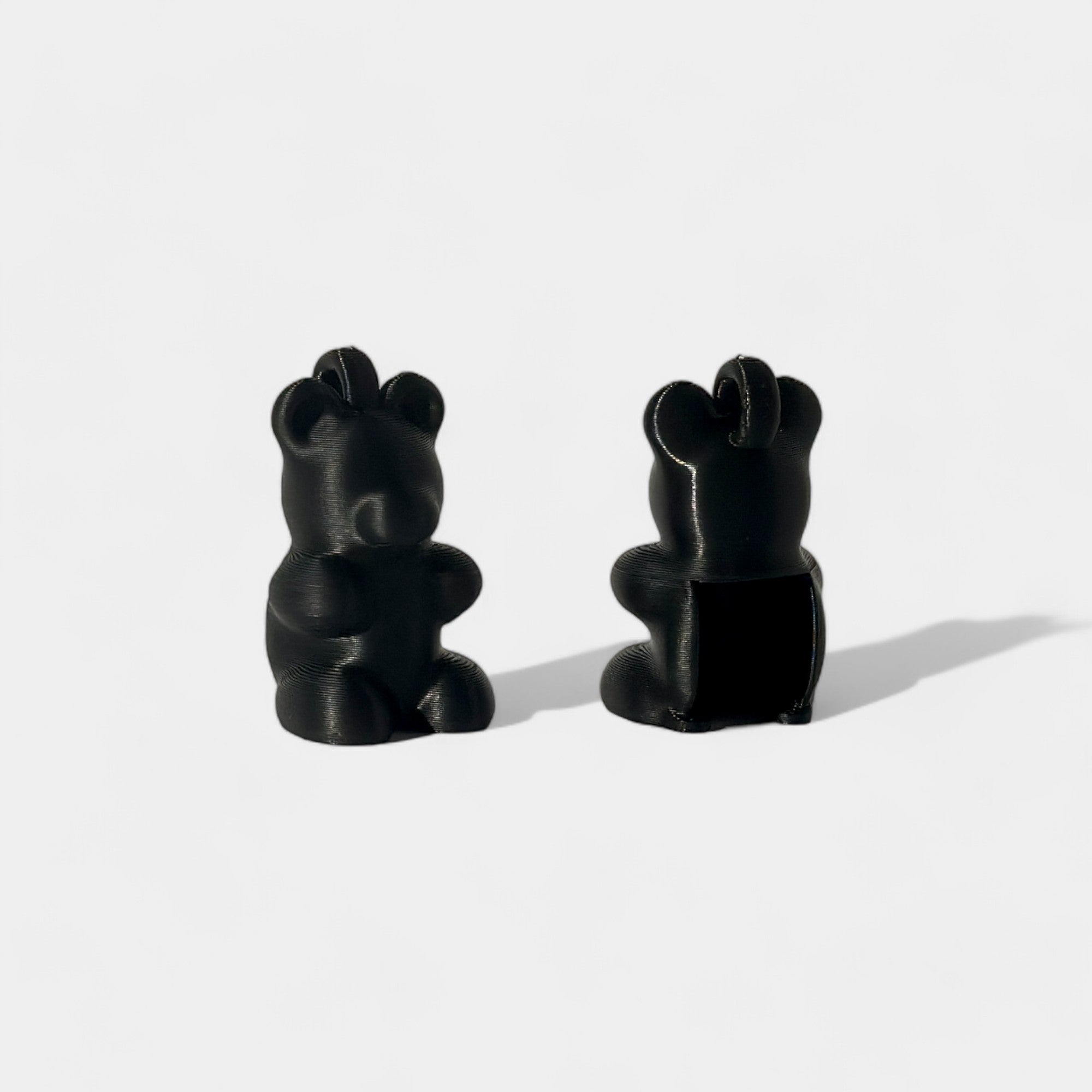 Black Gummy Bear Cap Clip 2-pack - RescueCandy